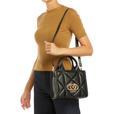 THE EMBOSSED Q SMALL SHOPPING BAG